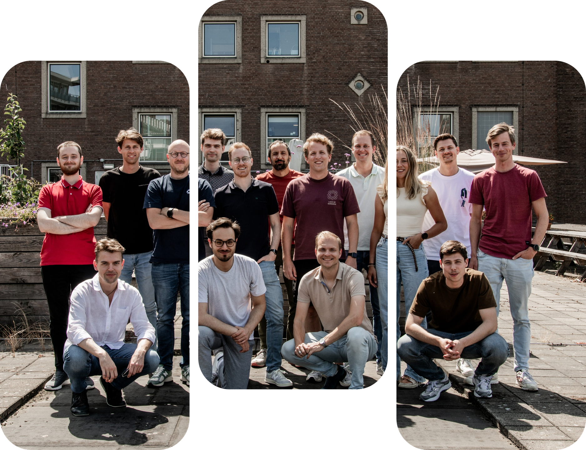 Digital Construction technology partner illustratie met moderne datacenter en technologie elementen